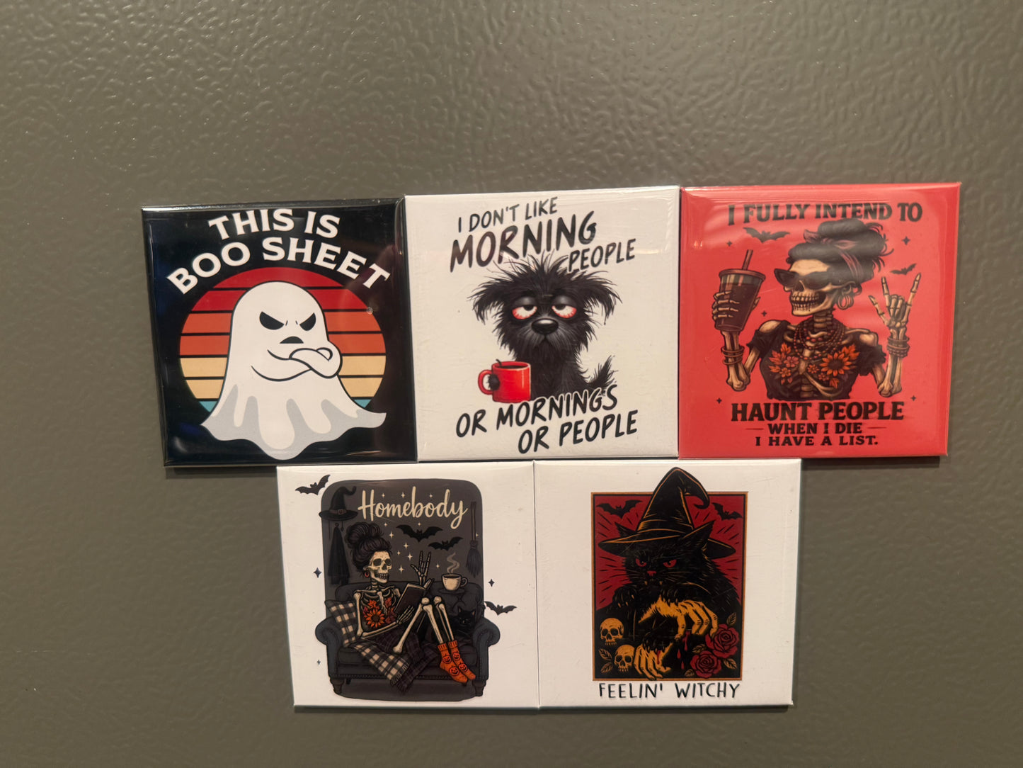 Halloween/Fall fridge magnets