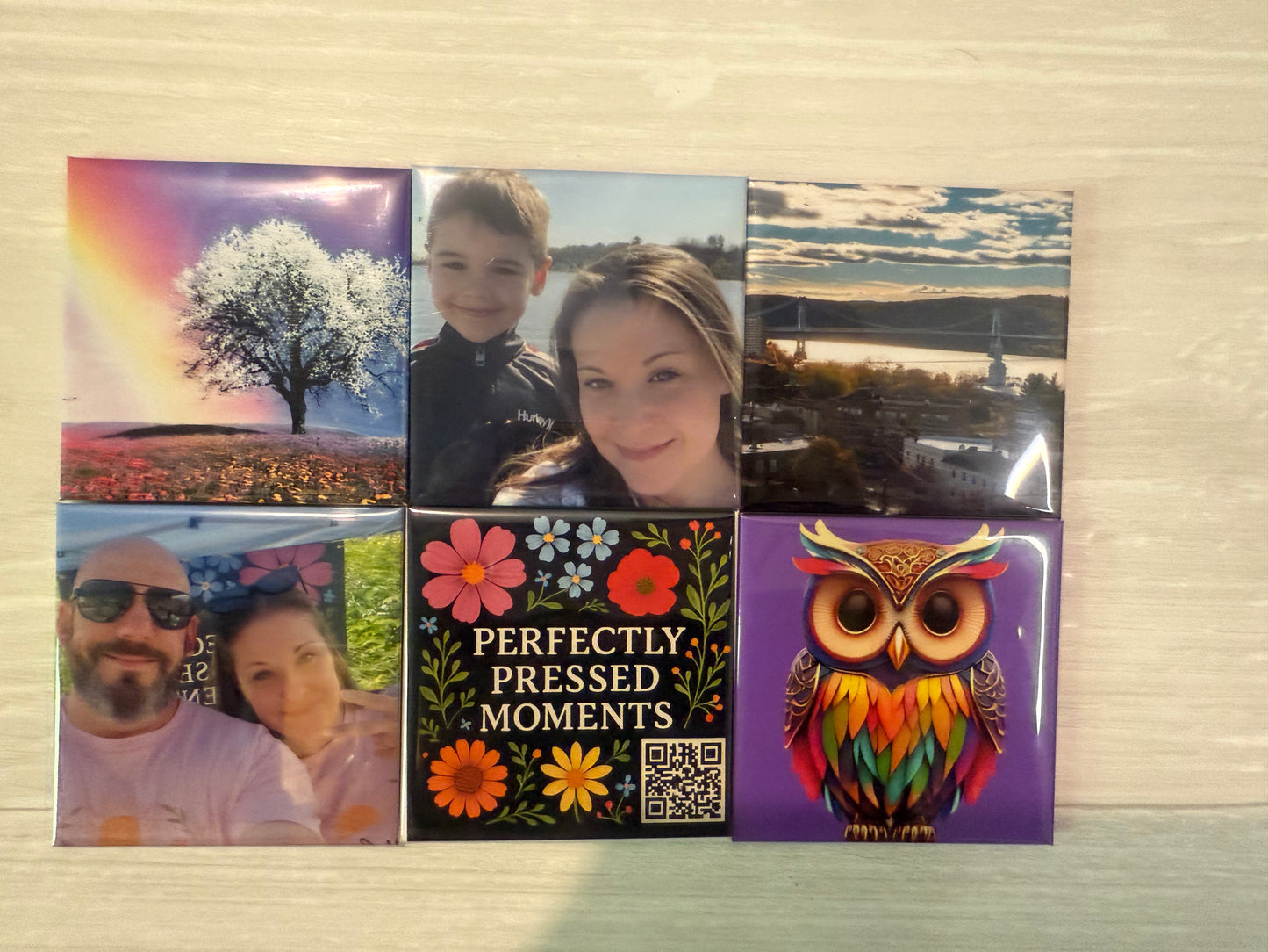 2.5" Custom Square Photo Magnets – Personalize Your Memories