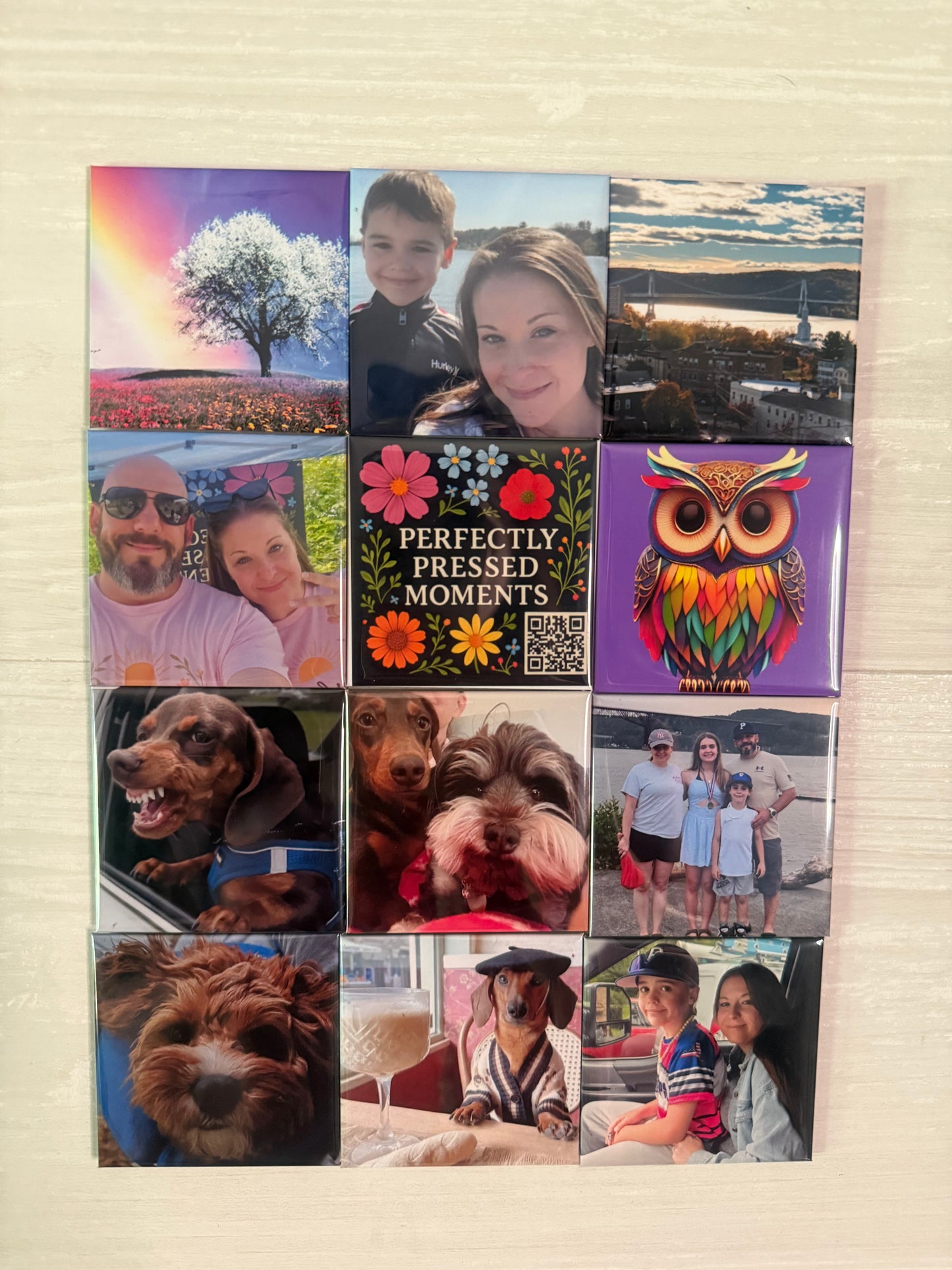 2.5" Custom Square Photo Magnets – Personalize Your Memories