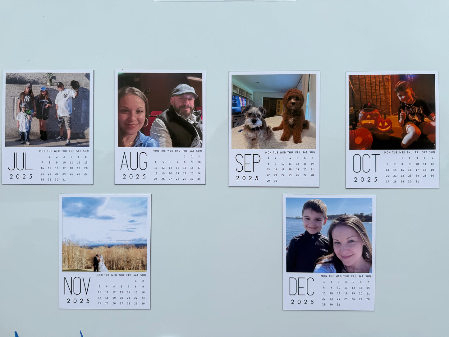 Custom Magnetic Calendar