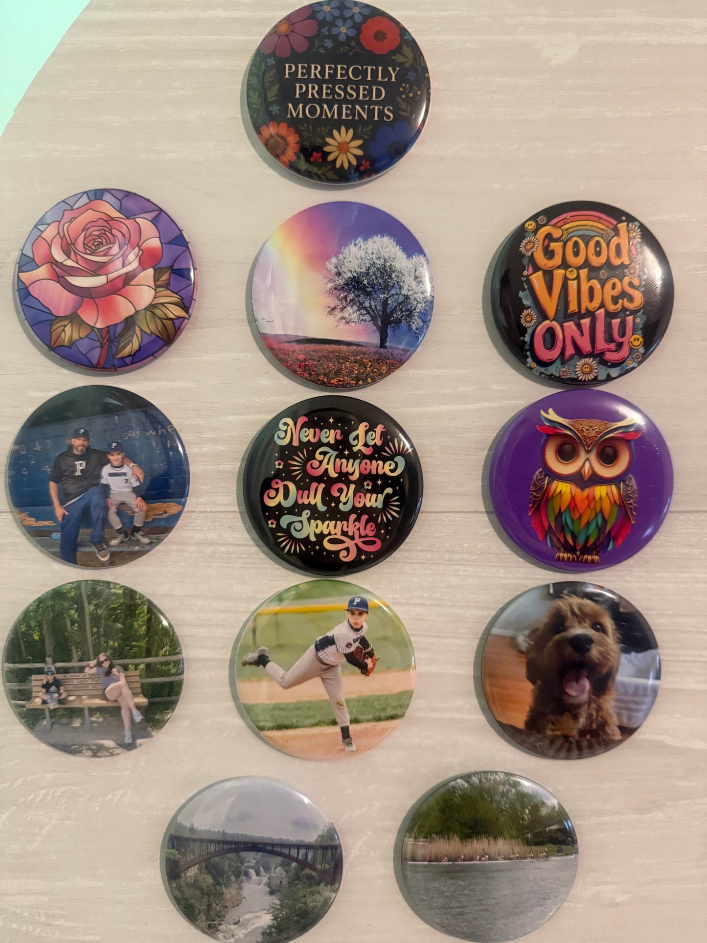 2.25" Custom Button magnets