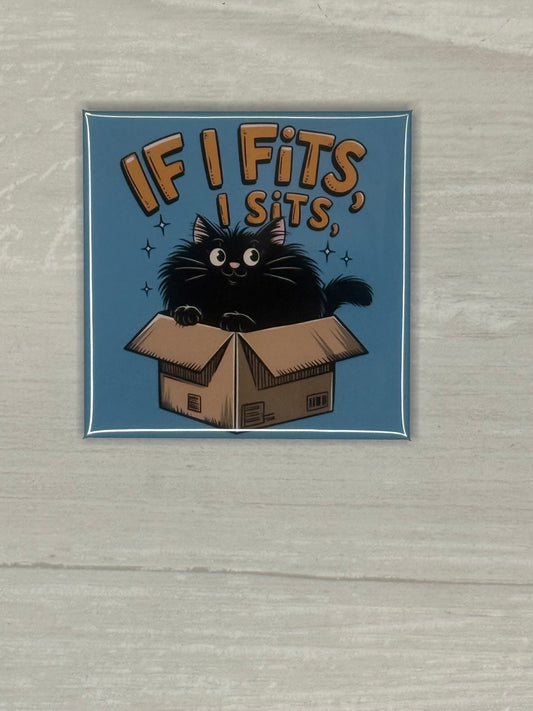 If it Fits I Sits Magnet