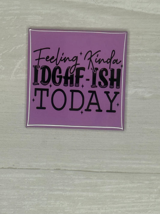 Feeling Kinda IDGAFish Today Magnet