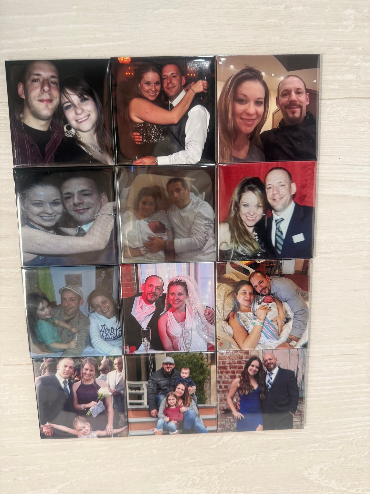 Our Love Story – Milestone Photo Magnet Pack