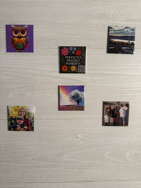 2.5" Custom Square Photo Magnets – Personalize Your Memories